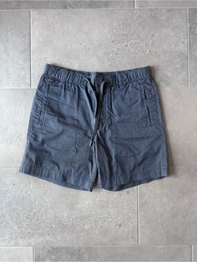 Mango Men's Charcoal Drawcord Casual Shorts